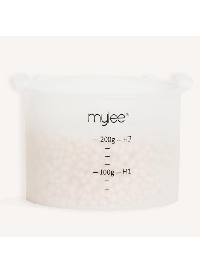 mylee Wax Silicone Jar Wax Heater Pot Wax warmer Liner Container for Soft Warm Wax or Hard Stripless Wax Beads Jar Only Wax Heater Not Included - Image 1