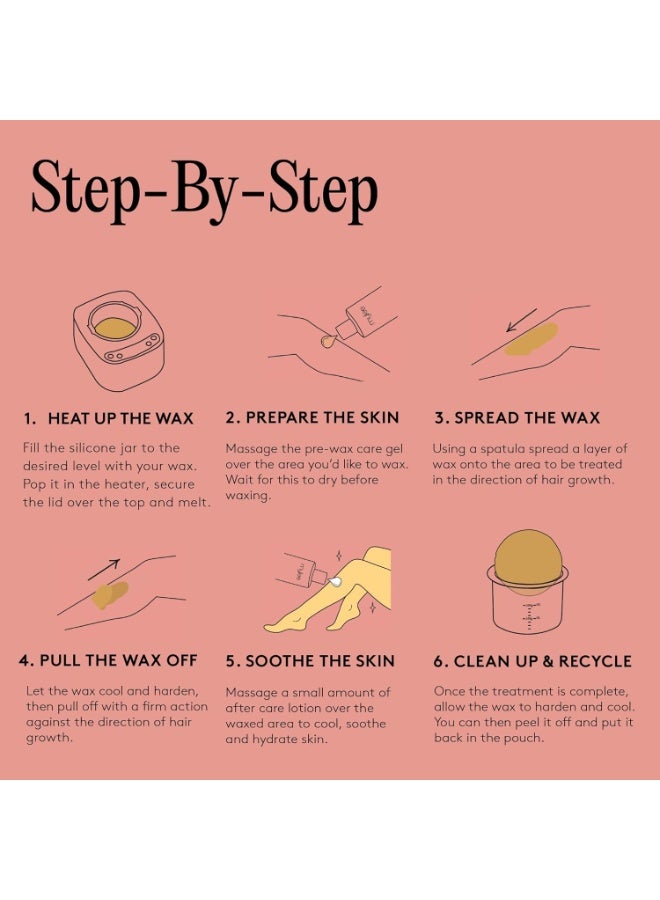 mylee Wax Silicone Jar Wax Heater Pot Wax warmer Liner Container for Soft Warm Wax or Hard Stripless Wax Beads Jar Only Wax Heater Not Included - Image 5