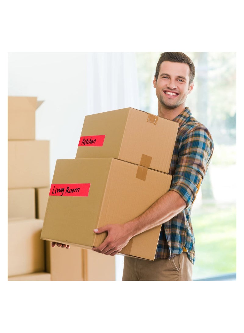 Barakah 6 لفات شريط لاصق ملون للأعمال الفنية بألوان قوس قزح للرسم وتسمية الورق للزينة الحرفية والمجلات التفاعلية وزينة الحفلات DIY 12م*2.4سم - Image 3