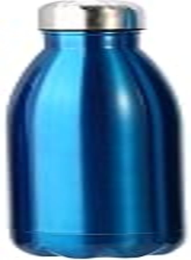 VGEBY1 Stainless Steel Water Bottle, Insulated Leak-Proof Bottle Keeps Drinks Hot & Cold Easy Washing(500ML-Blue)