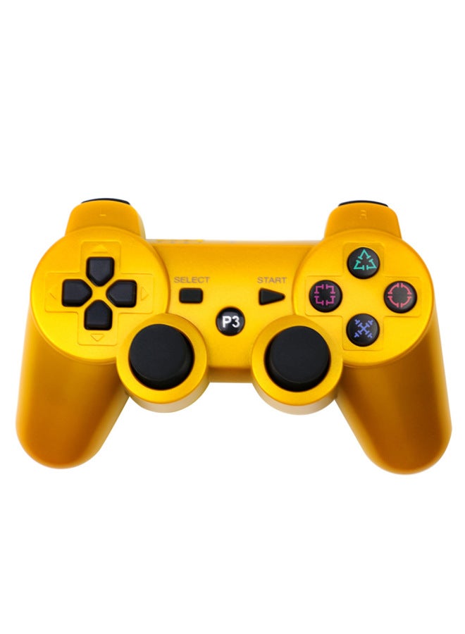 Wireless Bluetooth Ps3 Game Controller Snowflake Button Digital Computer Gamepad For Ps3 Console Gaming Accessories-Product Color:Gold  - Image 1
