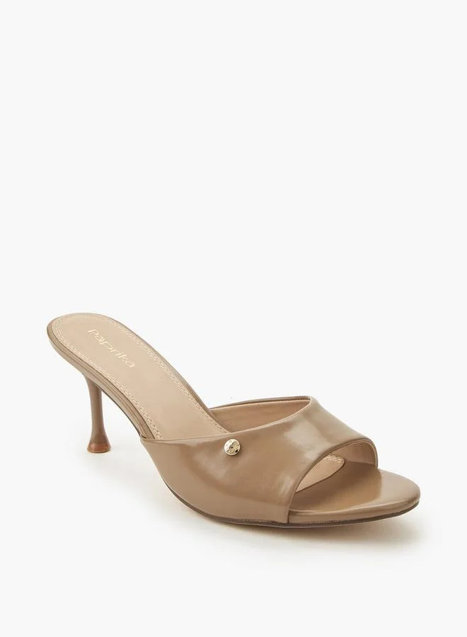 بابريكا Women Flared Heel Sandals