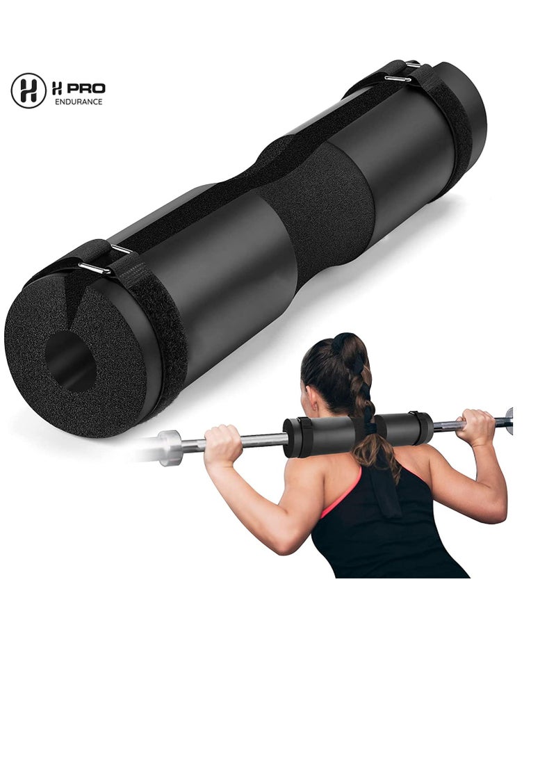 H PRO H PRO Barbell Squat Pad| Neck & Shoulder Protective Pad| Great for Squats, Lunges, Hip Thrusts, Weight Lifting & More| Fit Standard and Olympic Bars Perfectly  - Image 1