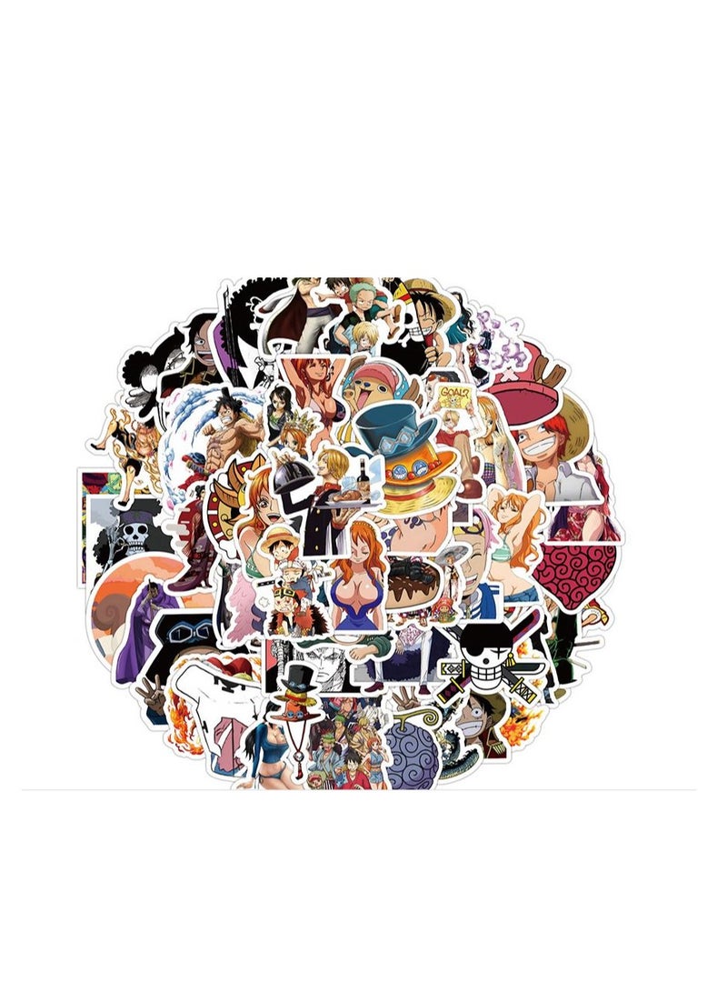 60-Piece Laptop Anime Waterproof Stickers 60 x 90cm - Image 2