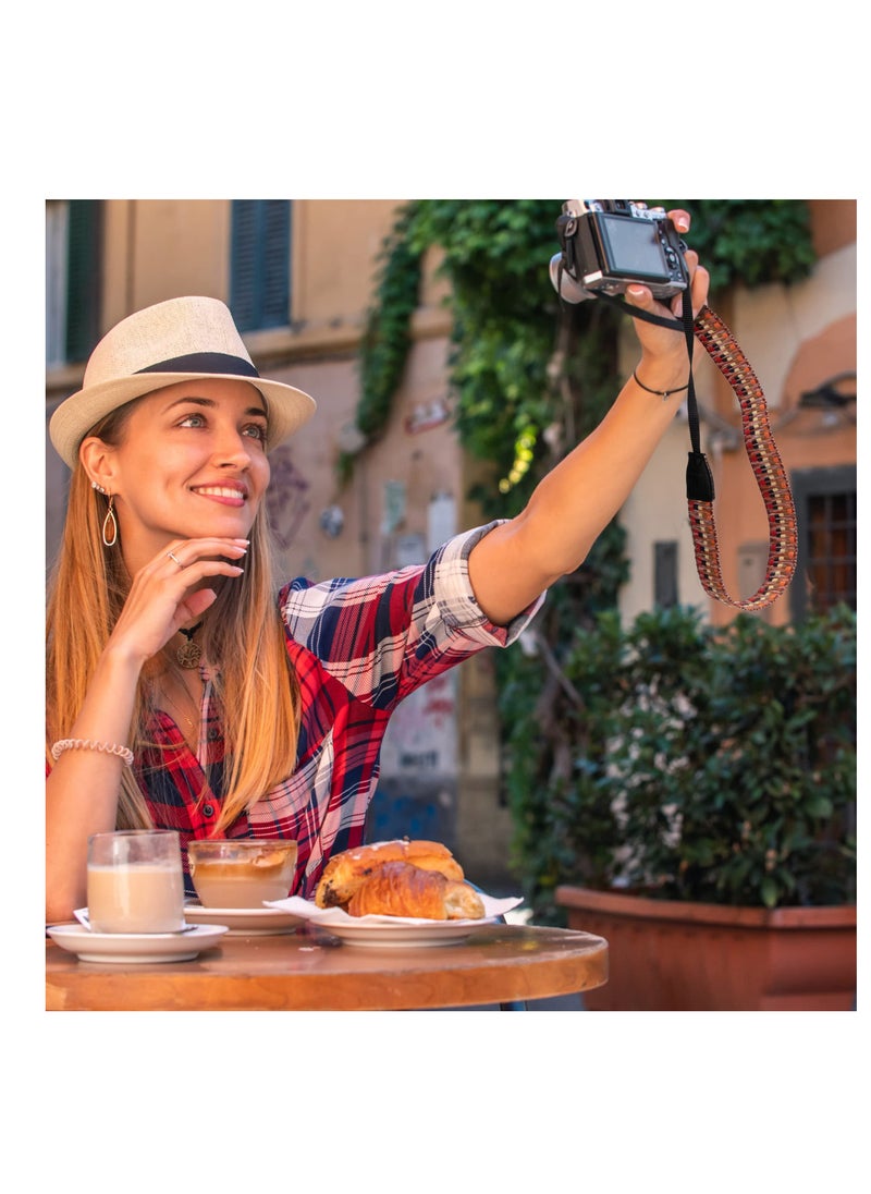 KASTWAVE Classic Vintage Camera Straps, Adjustable Shoulder & Neck Strap, Universal Camera Shoulder Neck Strap, Suitable for All Cameras  - Image 2
