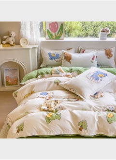 AURORA Green dinosaur pattern bedding set 