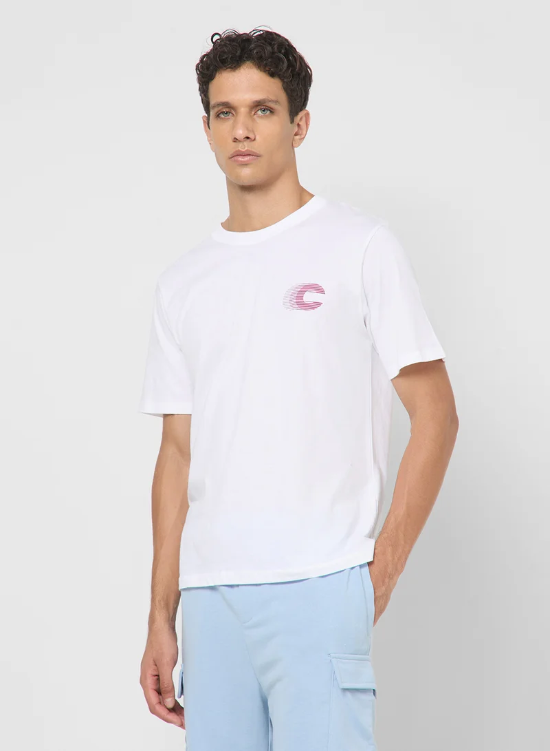 JACK & JONES Jorvesterbro Block Tee Short Sleeve  Crew Neck T-Shirt