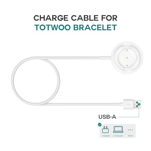 TUSITA Charger Cable Compatible with TOTWOO Bracelet, 2-Pack,1M - Image 2