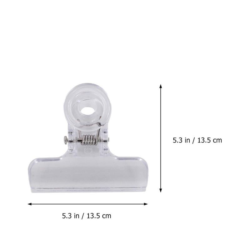 50mm Plastic Binder Clips 10 Pack Small Paper File Folder Clips for Office School Stationery - Image 3