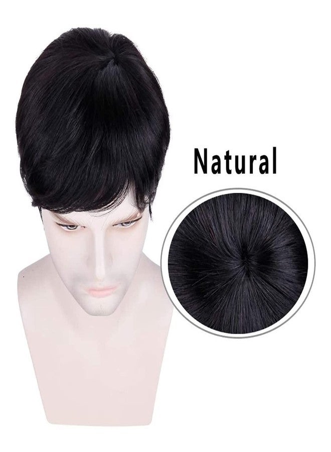 ASSU Men's Human Hair Patch |Human Hair Wigs For Men|Full Head Hair Toupee |Hair Solution For Men (Super Mono Hair Patch, 9x6) Human Hair - Image 4