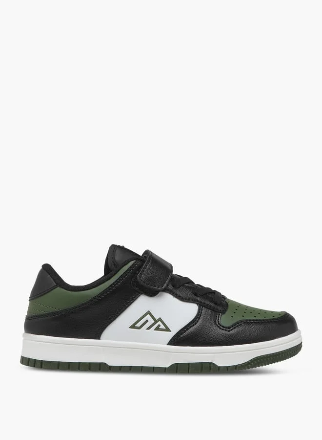 Oaklan by Shoexpress Boys Panelled Sports Shoes with Hook and Loop Closure