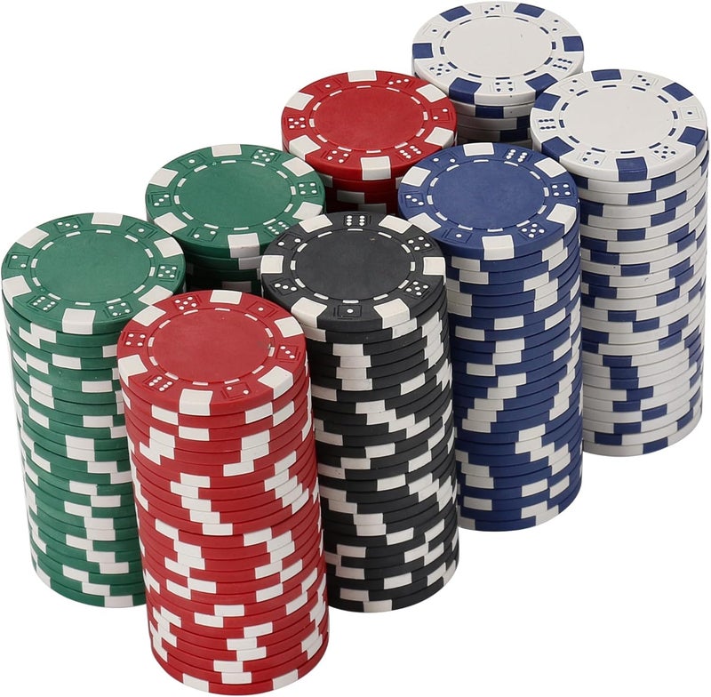 Serveuttam Pokar Chips for Professional Pokar - 11.5 gram Ceramic Casino Chip Poker for Texas Hold'em, Blackjack (100 Chips) - Image 3