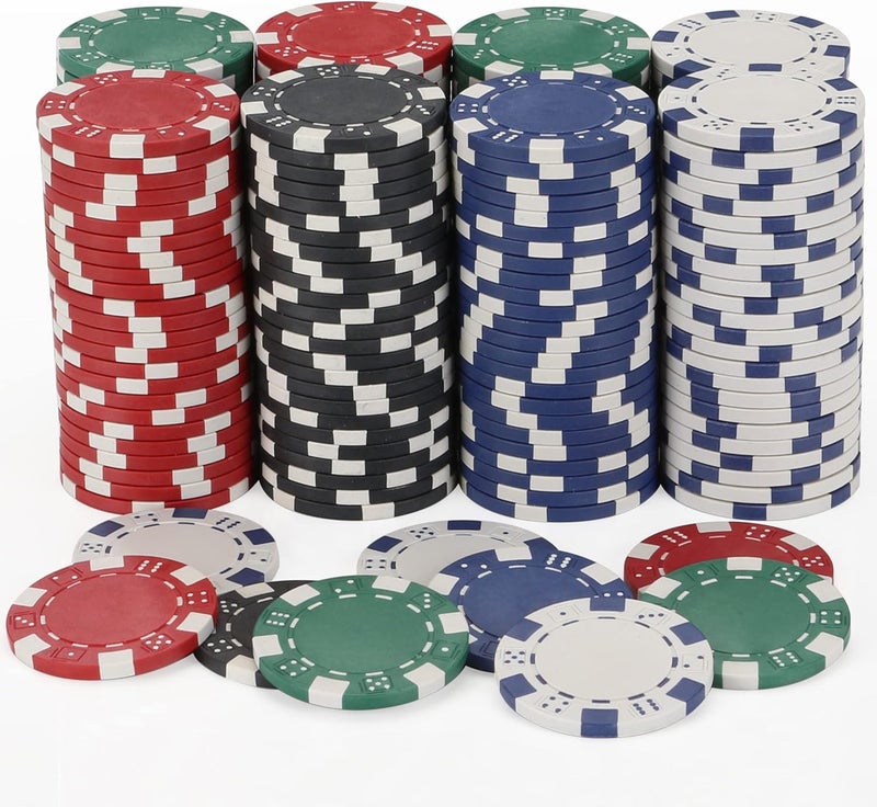 Serveuttam Pokar Chips for Professional Pokar - 11.5 gram Ceramic Casino Chip Poker for Texas Hold'em, Blackjack (100 Chips) - Image 4
