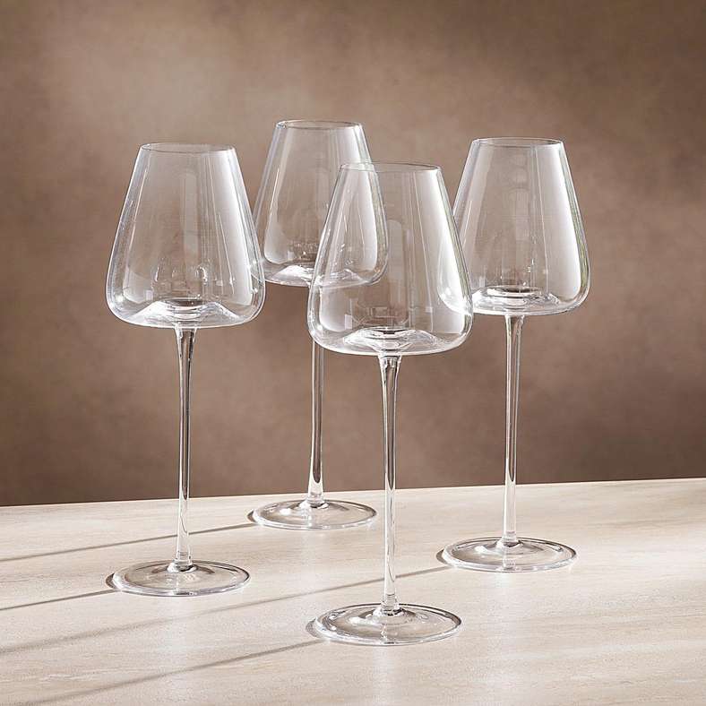 Pan Home Clear Stemware Glass Set for Entertaining