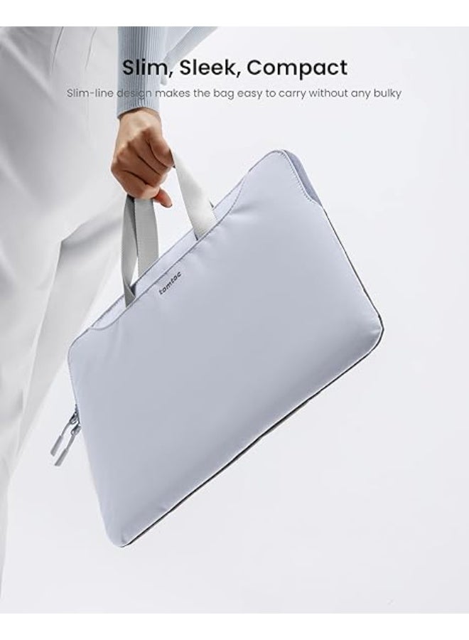 Tomtoc TheHer-A21 Slim Laptop Sleeve Bag with Dual-Tone Reversible Colors, Eco-Friendly Water-Resistant Carry Case for 14-inch MacBook Pro M4/M3/M2/M1 2024–2021 & 13.8" Surface Laptop - Image 4