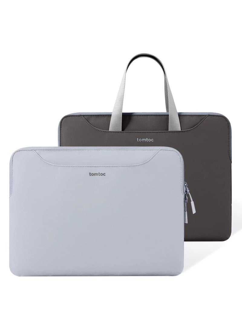 Tomtoc TheHer-A21 Slim Laptop Sleeve Bag with Dual-Tone Reversible Colors, Eco-Friendly Water-Resistant Carry Case for 14-inch MacBook Pro M4/M3/M2/M1 2024–2021 & 13.8" Surface Laptop - Image 1