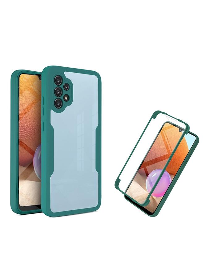 S-TOP Case For Samsung Galaxy A32 4G Acrylic + TPU 360 Degrees Full Coverage Shockproof Phone Case - Image 1