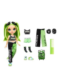 RAINBOW HIGH Junior High Jade Hunter - 9-Inch Green Fashion Doll With Accessories  - Image 3