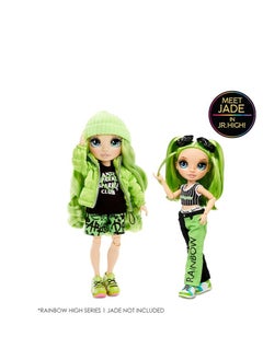 RAINBOW HIGH Junior High Jade Hunter - 9-Inch Green Fashion Doll With Accessories  - Image 4