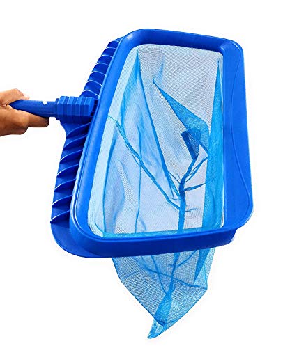 SPIRY FI ENGINEERS Spiry-fi Deep Leaf Rake for Swimming Pools - Extra Large Fine Mesh Net Basket - Professional Pool Skimmer Tool for Debris & Leaves - Heavy Duty Frame (Pole Not Included) - Image 1