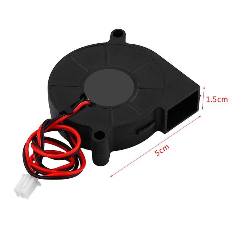 50mm 15mm Blow Radial Cooling Fan Kit 12V for 3D Printer Extruder Cooler - Image 5