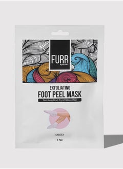 Furr FURR Peeling & Exfoliating Foot Mask, Reduces Dry Skin & Hard Calluses, Moisturizes & Hydrates Feet For Soft & Smooth Skin, 1 Pair  - Image 1