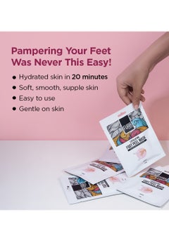 Furr FURR Peeling & Exfoliating Foot Mask, Reduces Dry Skin & Hard Calluses, Moisturizes & Hydrates Feet For Soft & Smooth Skin, 1 Pair  - Image 3
