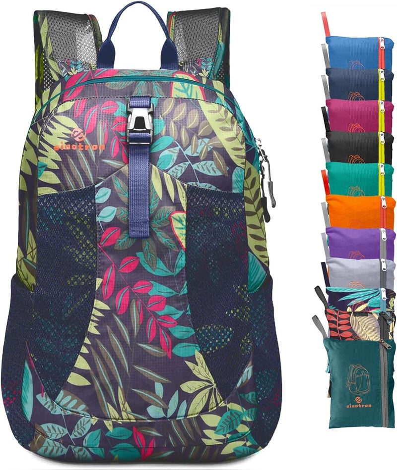 sinotron 22L Lightweight Packable Hiking Backpack, Small Hiking Backpack Day Pack for Women Men Travel Camping Vacation - Image 1
