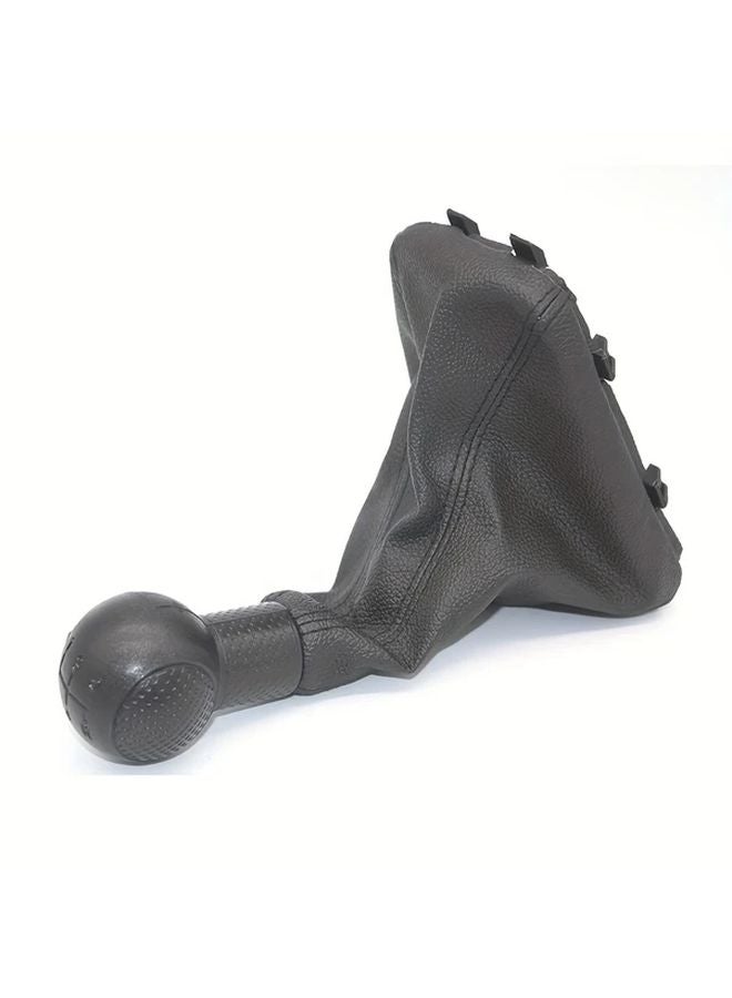 Black Gear Shift Knob Boot Cover For Chevy Sail 2009 2015 5 Speed Manual Transmission - Image 5