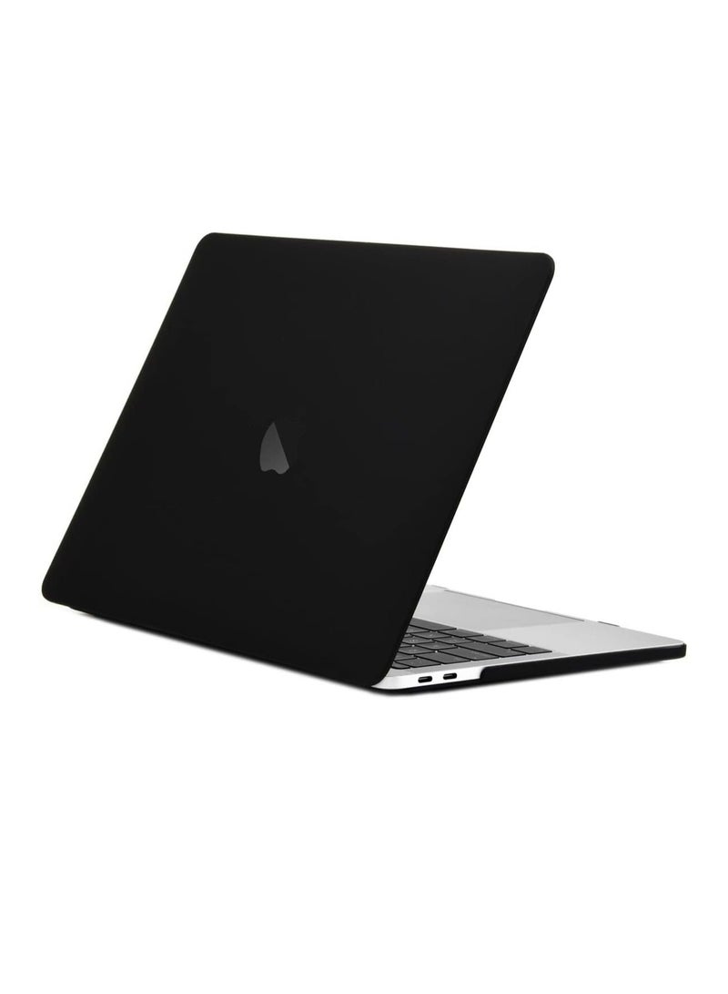 New Model MacBook Air 13 Inch Case 2020 2019 2018 Release A2337 M1 A2179 A1932 Plastic Hard Shell Case Cover Only Compatible With MacBook Air 13 Inch With Retina Display Black - Image 4