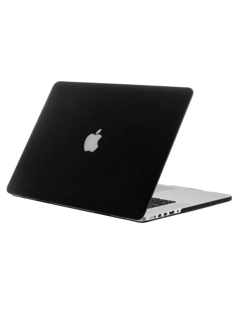 New Model MacBook Air 13 Inch Case 2020 2019 2018 Release A2337 M1 A2179 A1932 Plastic Hard Shell Case Cover Only Compatible With MacBook Air 13 Inch With Retina Display Black - Image 2