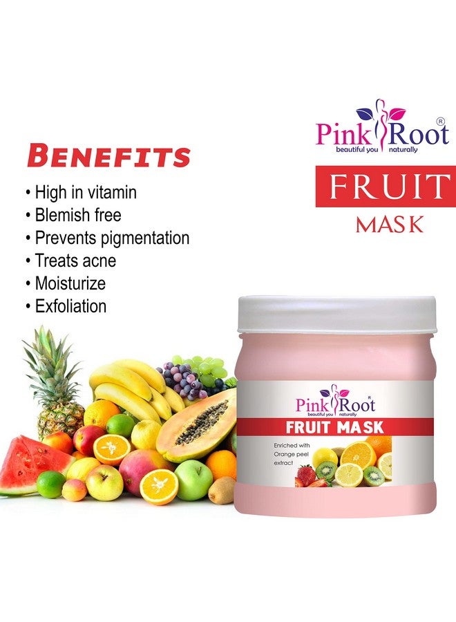 Pink Root Fruit Eco Facial Kit , 500Gm Pack Of 4 - Image 4