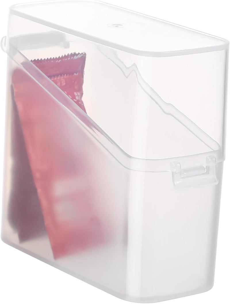 VOSAREA Transparent Cheese Storage Box with Lid for Fridge Crisper Airtight Food Container for Sliced and Block Cheese Smooth Rounded Edges for Safe Handling in Kitchen Restaurant Food - Image 1