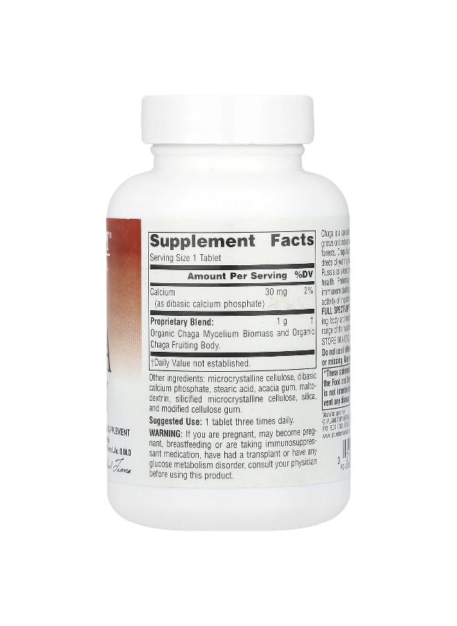 PLANETARY HERBALS Planetary Herbals, Full Spectrum™ Chaga, 1,000 mg, 60 Tablets  - Image 2