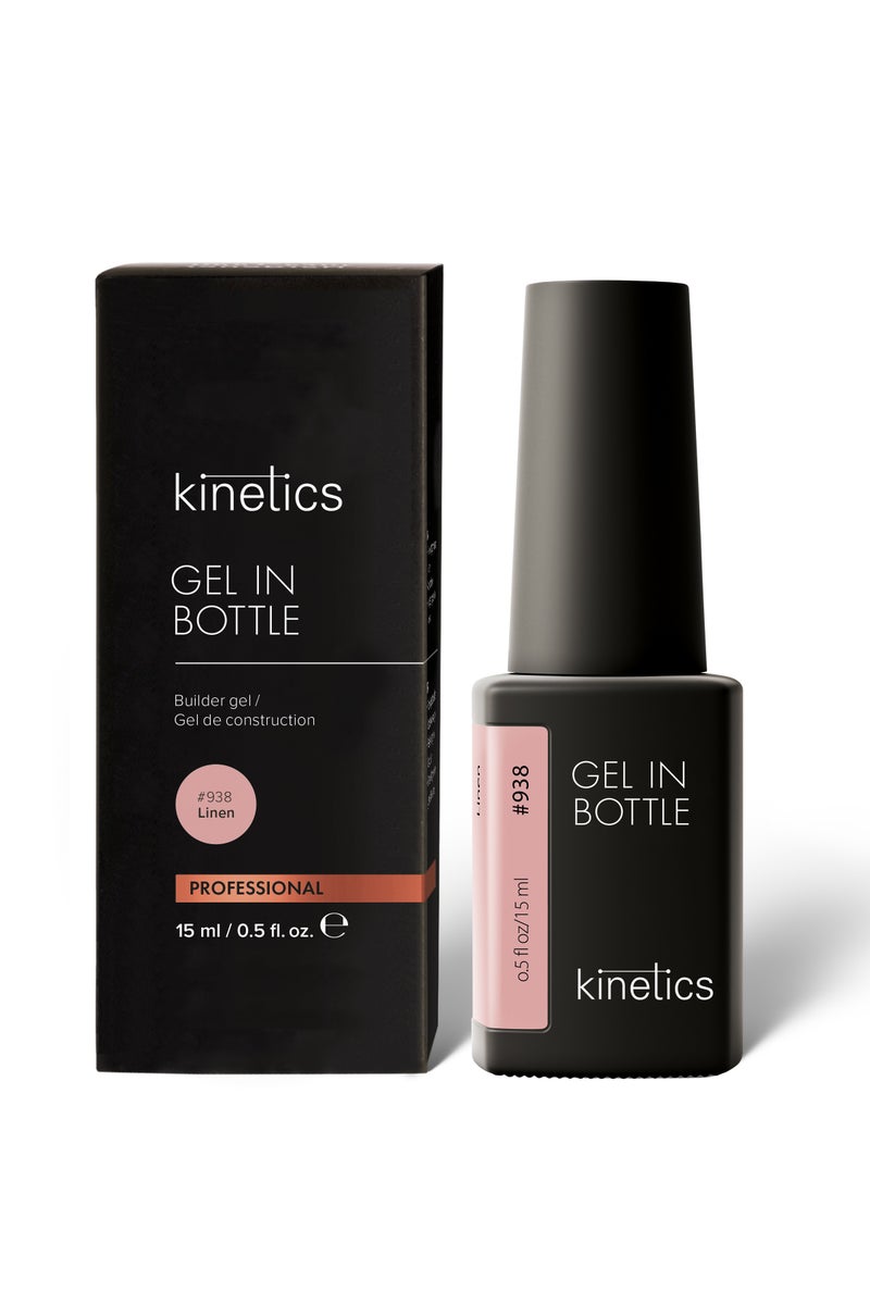 KINETICS جل في زجاجة جل بناء احترافي 15 مل | #938 كتان
