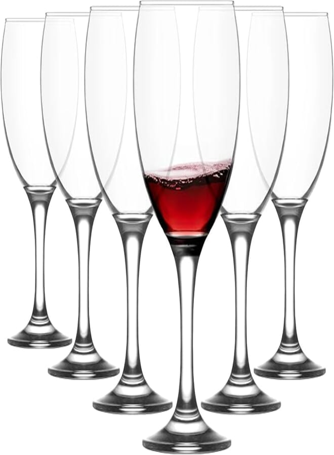 LAV EMPIRE 573 Glass / 590 cc - 20 Oz / 6 Pcs/Elegant design, Trusted Brand, Attractive shape of Sparkling drink, Smoothies, Juices, Cocktails