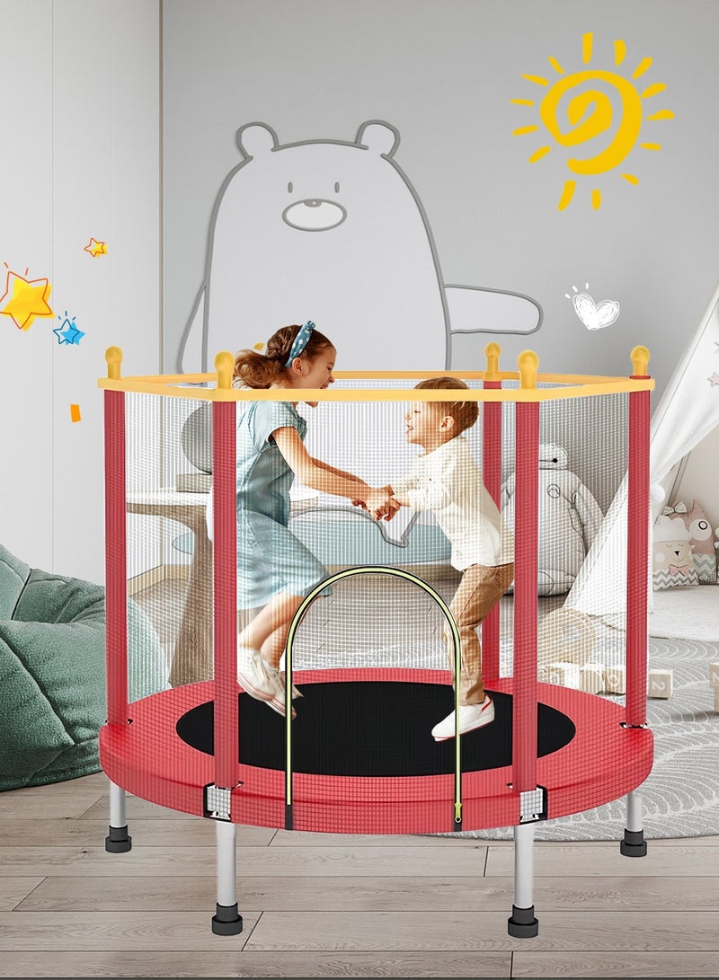 MaBaby ترامبولين صغير للأطفال، ألعاب داخلية وخارجية، هدايا عيد ميلاد للأولاد والبنات من عمر 1-8 - Image 2