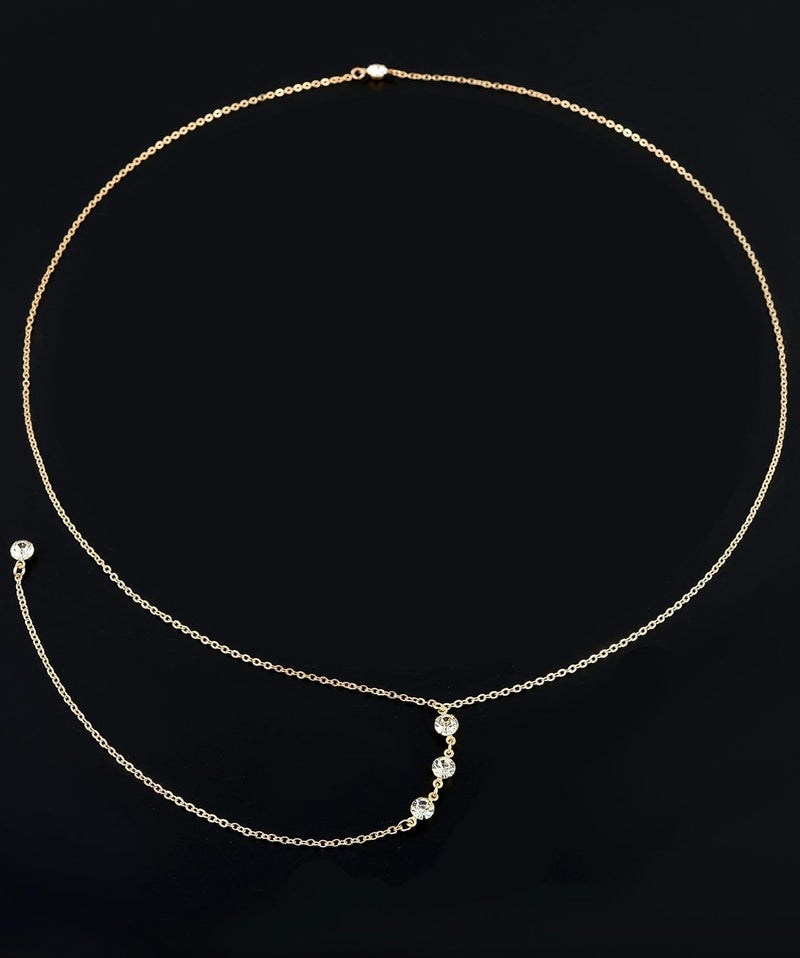 Tornito 4-8Pcs Sexy Body Chain Belly Waist Chain Necklace Summer Beach Bikini Bra Body Jewelry for Women Gold Tone - Image 5
