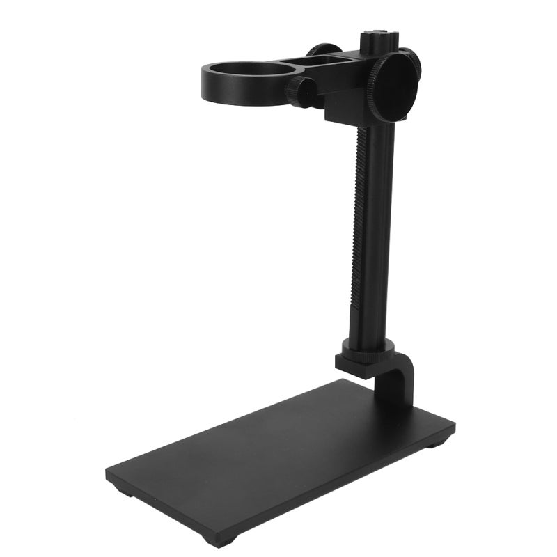 Microscope Stand Tool 32-34mm Aluminum Alloy Professional Holder - Adjustable Height Bracket for USB Digital Electron Microscopes - Stable Clamp for Jewelry Identification Precision Parts Maintenance - Image 4