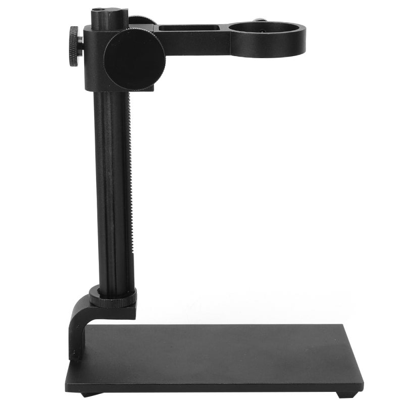 Microscope Stand Tool 32-34mm Aluminum Alloy Professional Holder - Adjustable Height Bracket for USB Digital Electron Microscopes - Stable Clamp for Jewelry Identification Precision Parts Maintenance - Image 1
