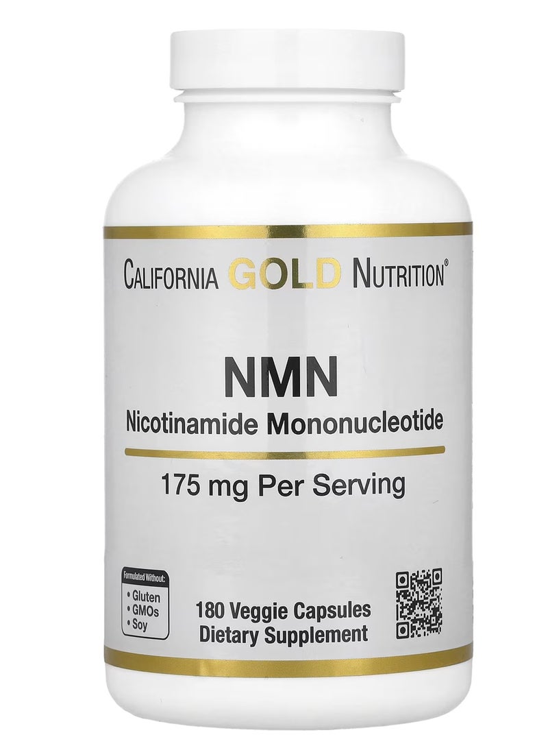 NMN, 175 mg , 180 Veggie Capsules