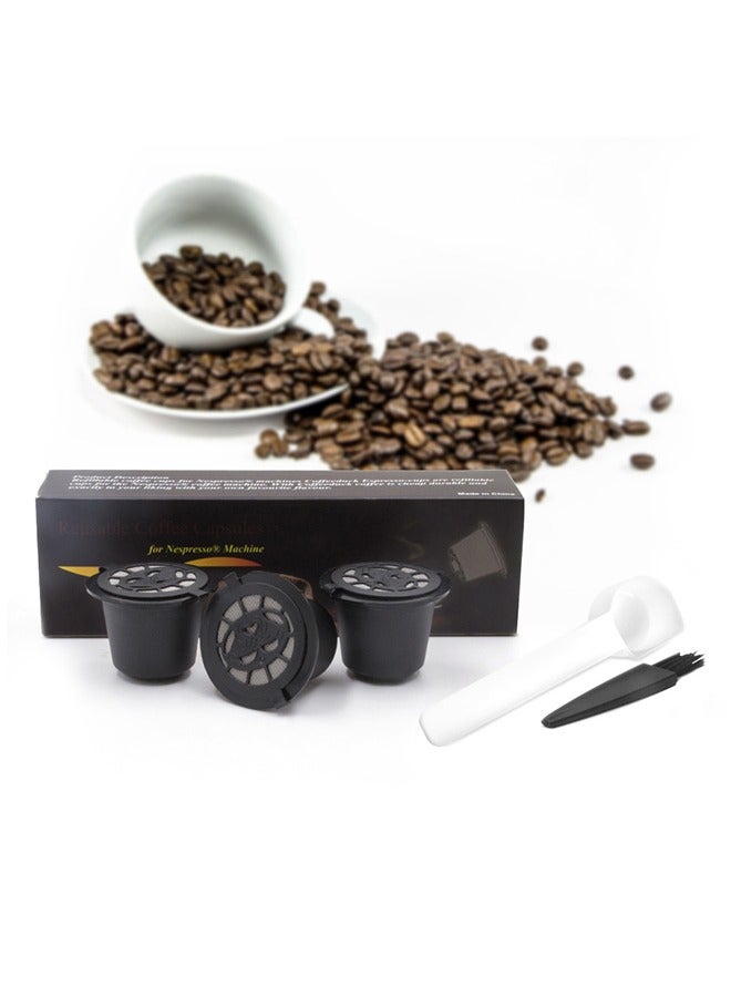 Yolu 3 pcs Reusable Coffee Capsule Filter Compatible With Nespresso coffee machines  - Image 1
