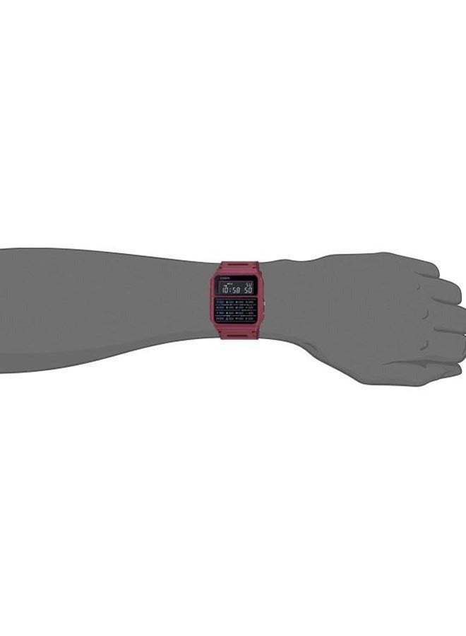 CASIO CA-53WF-4BDF Resin Digital Wrist Men Watches, 33 mm, Maroon - Image 4