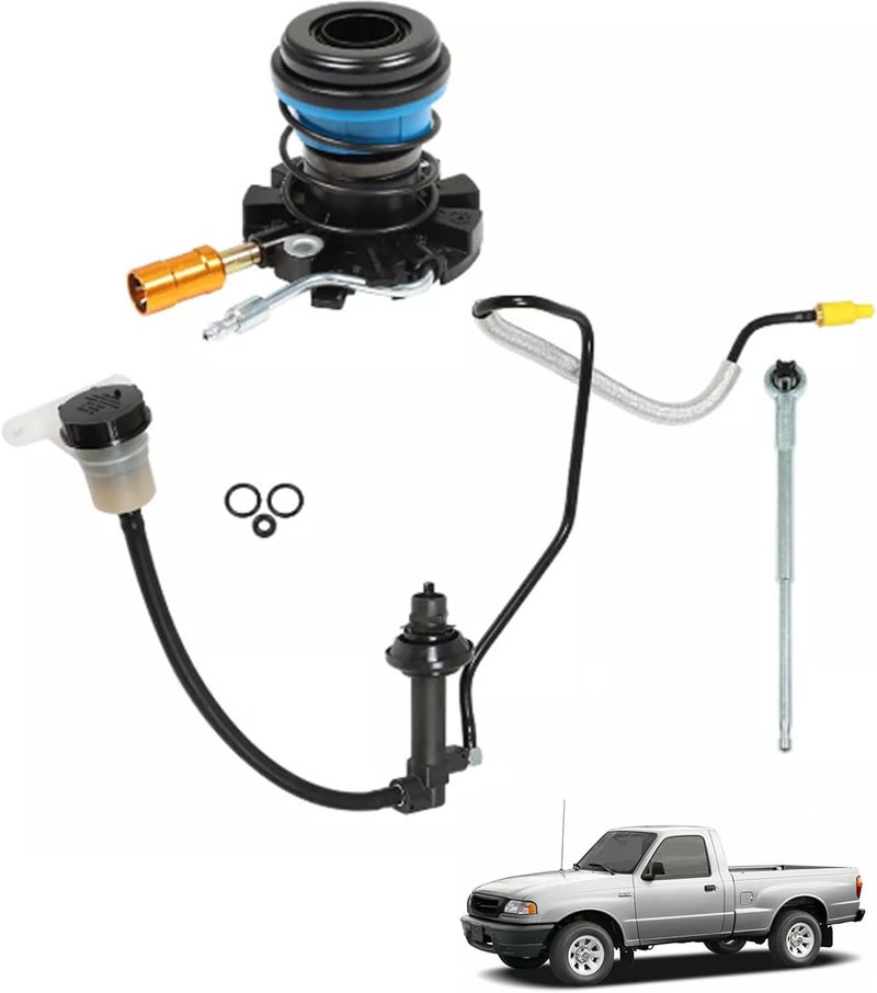 Prefer Warehouse Pre-filled Clutch Master & Slave Cylinder Line Kit for Ford Ranger, Explorer, Mazda B2300, B2500, B3000, B4000 (2001-2011) - Image 2