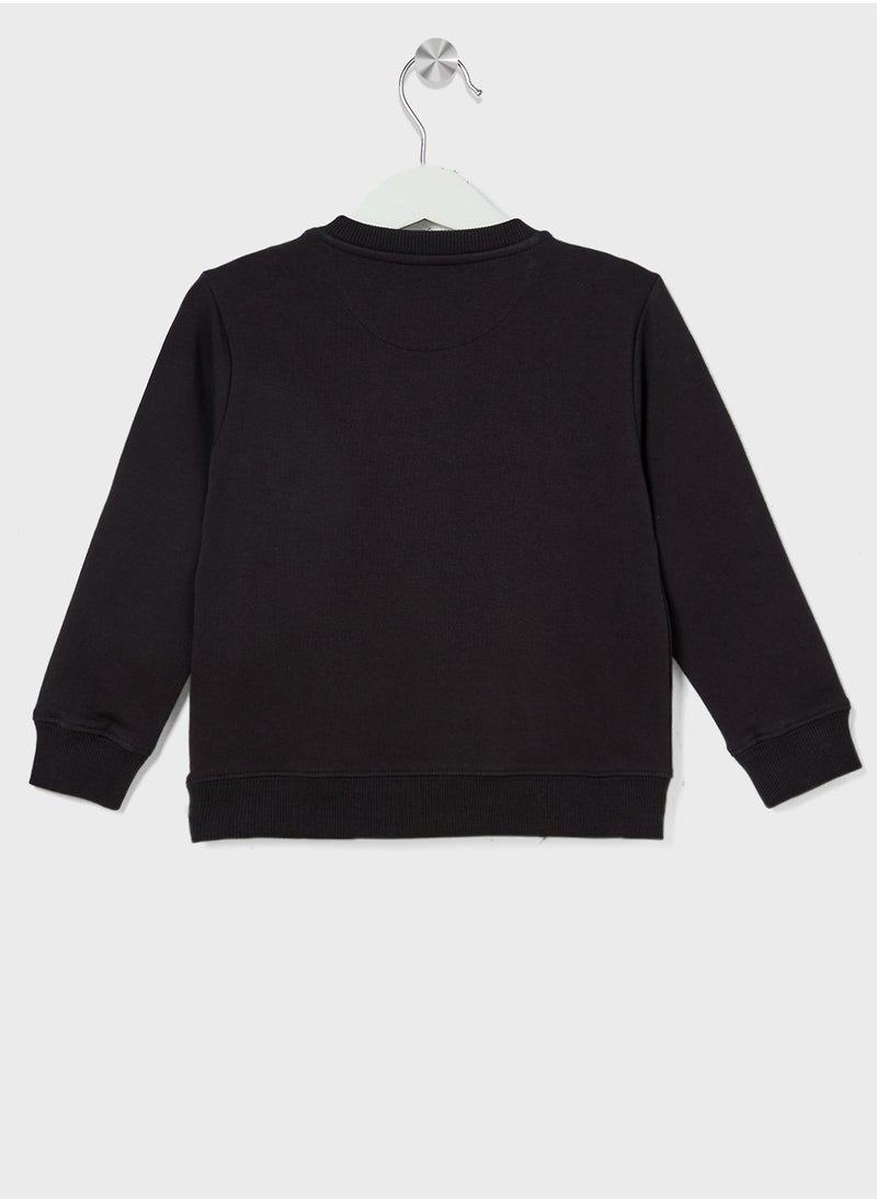Calvin Klein Jeans Infant Logo Sweatshirt & Pants Set  - Image 3