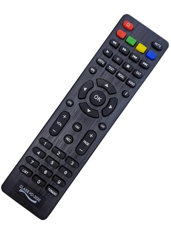 Class HD - Replacement Remote Control Compatible With Class Hd-2020 Satellite Receiver - Image 1