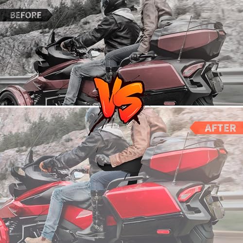UTVSXPERT Passenger Armrests for Spyder RT 20-25, Adjustable Rear Passenger Arm Rest Kit for Can Am Spyder RT/Limited/Sea-to-Sky 2020-2025 Accessories, Replace #219401181 - Image 4