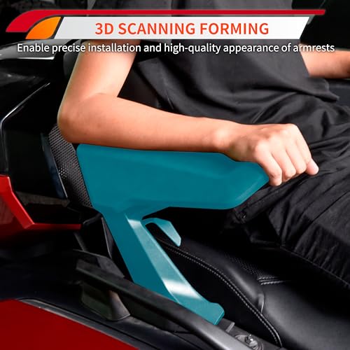 UTVSXPERT Passenger Armrests for Spyder RT 20-25, Adjustable Rear Passenger Arm Rest Kit for Can Am Spyder RT/Limited/Sea-to-Sky 2020-2025 Accessories, Replace #219401181 - Image 5