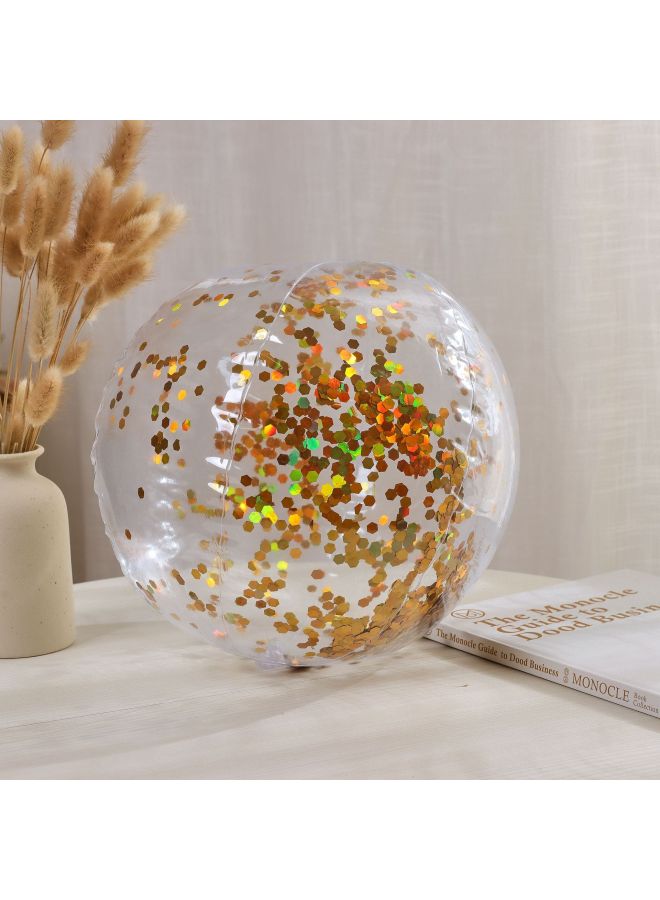 Hotline Internet Celebrity Inflatable Transparent Feather Beach Ball Pvc Ball Water Playing Beach Toys