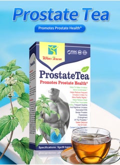 Prostate Tea Bags Individual Package Prostate Health Tea for Men Portable Male Prostatic Health Care Tea Infuser Bags 30 Bags